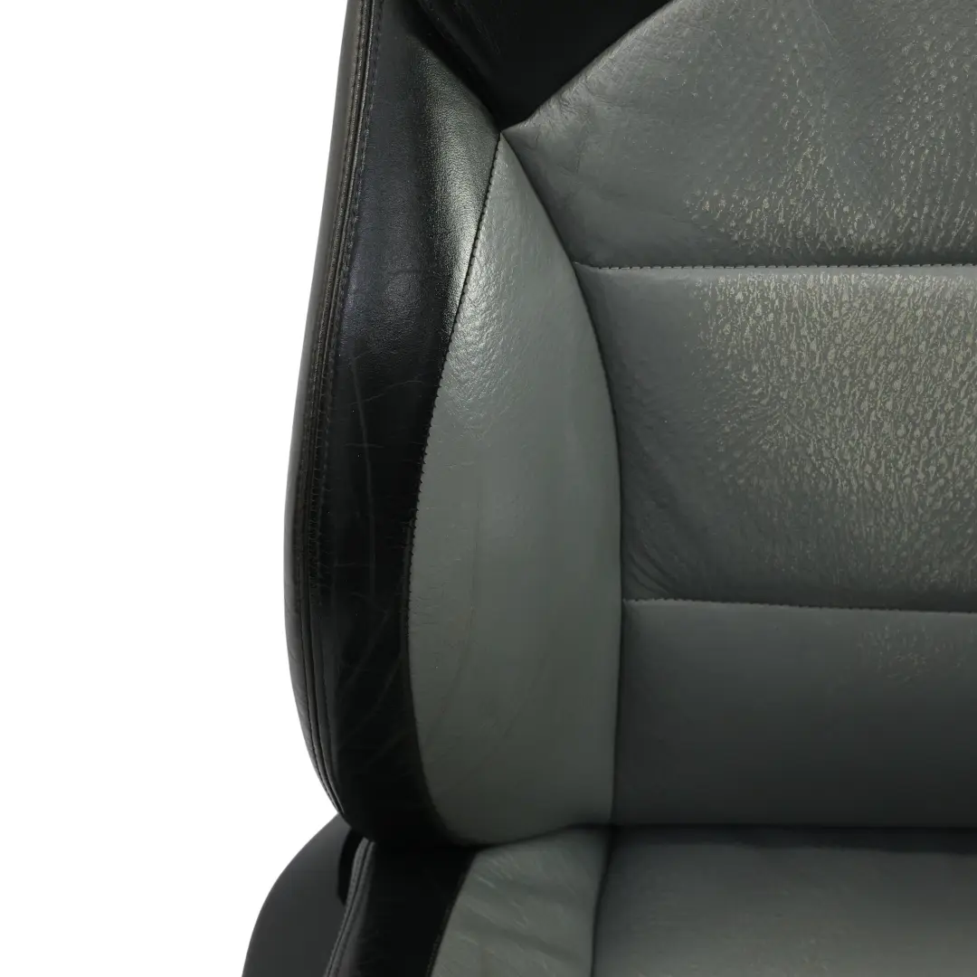 BMW E39 M5 Vorder Sitz Sport Memory Beheizt Rechts Schwarz Silber Leder - SKU 2499624-2 - Teilenummer 2499624