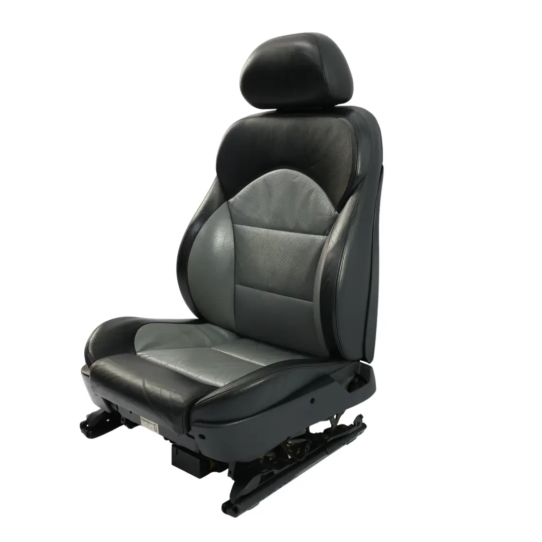 BMW E39 M5 Siège Avant Sport Chauffant À Mémoire Cuir Noir Argenté Droite - SKU 2499624-2 - Numéro de pièce 2499624