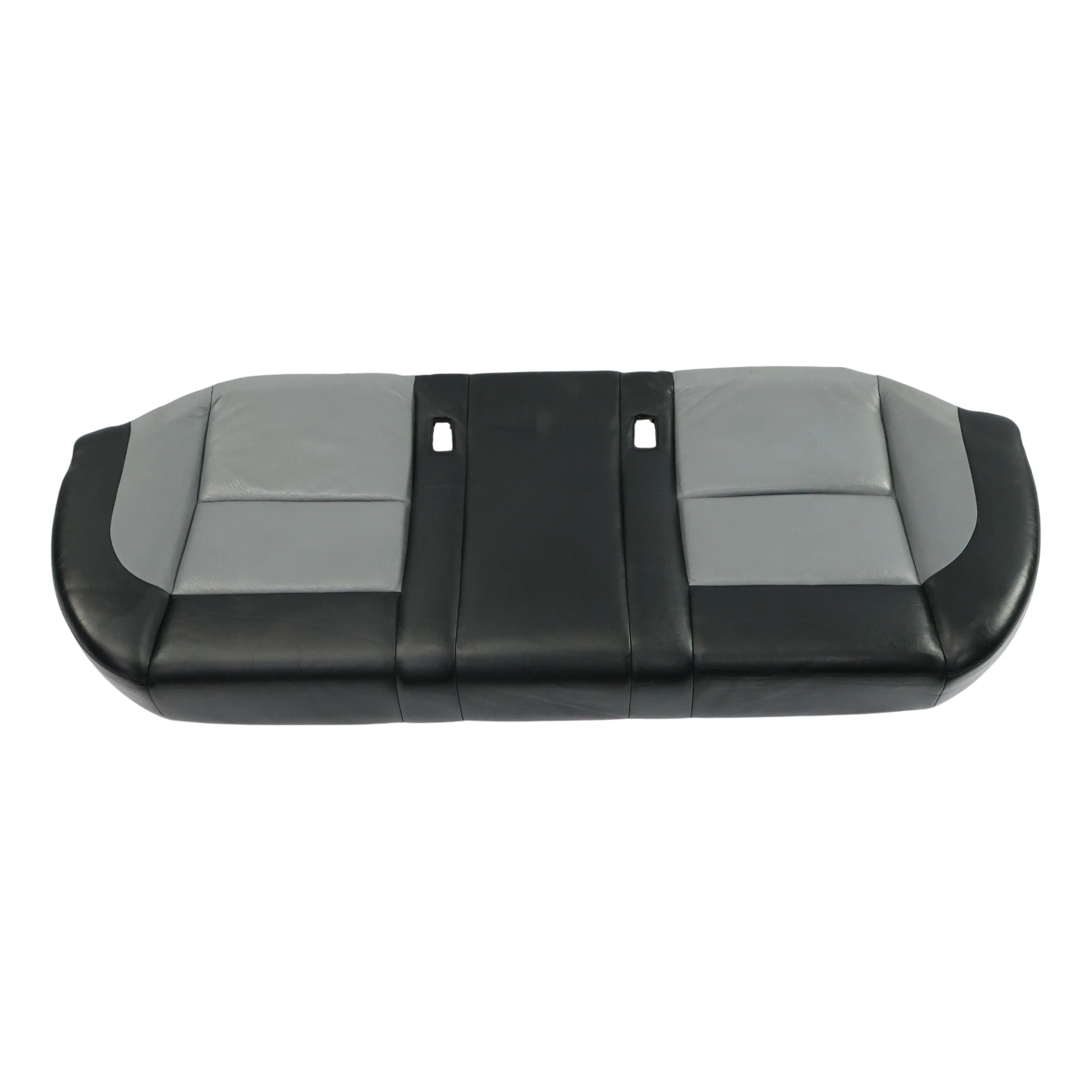 BMW E39 M5 Banquette Arrière Canapé Intérieur En Cuir Gaufré Noir Argenté
