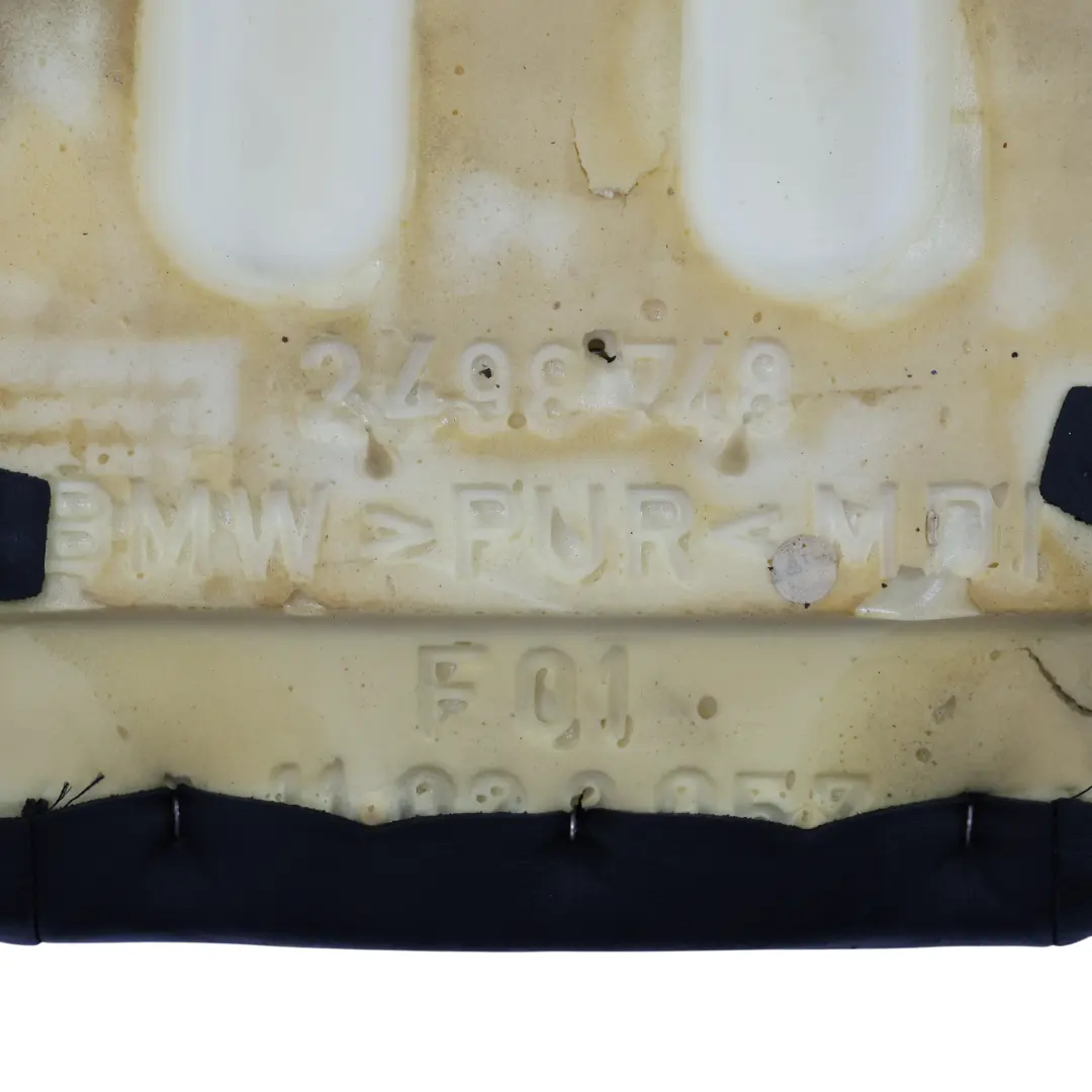 BMW E39 M5 Sedile Posteriore Panchina Interno Divano Pelle Goffrata Nero Argento - SKU 2499723 - Numero di parte 2499723