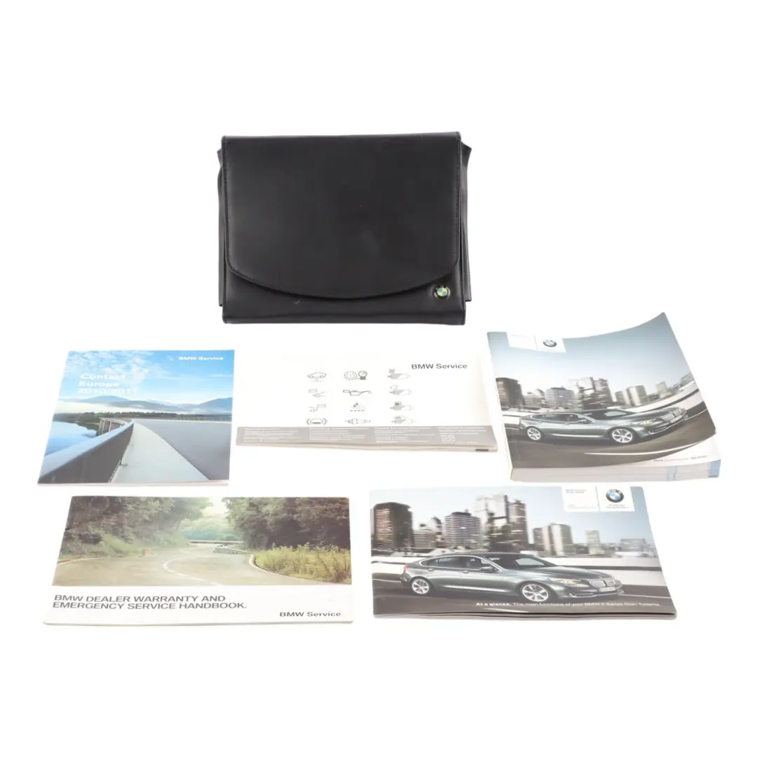 BMW F07 GT Service Booklet Owner's Handbook Instructions Pouch Wallet Set - SKU 2604294 - Part number 2604294