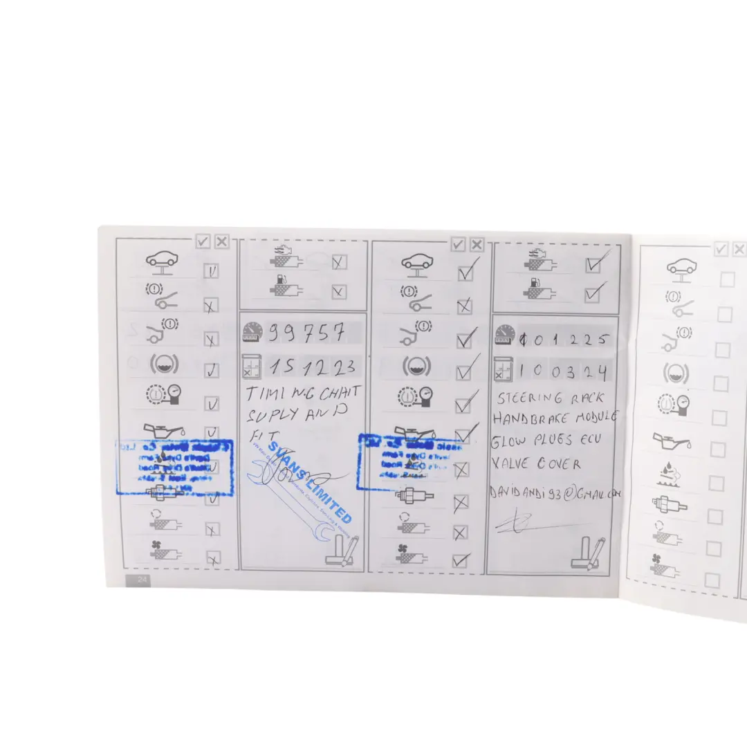 BMW F07 GT Service Booklet Owner's Handbook Instructions Pouch Wallet Set - SKU 2604294 - Part number 2604294