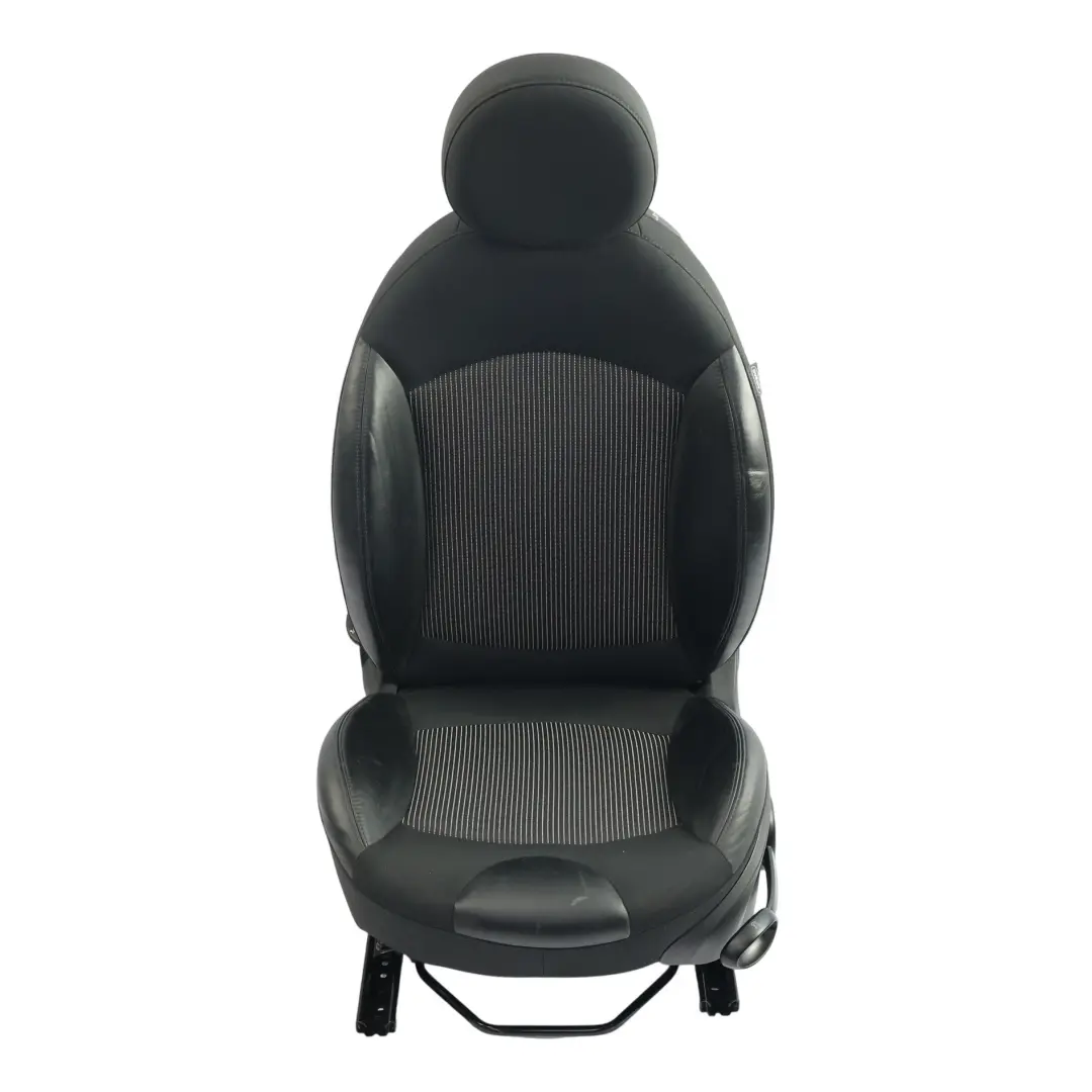 Mini Cooper R55 R56 R57 Sport Half Leather Black Interior Front Left Seat N/S - SKU 2753491-4 - Part number 2753491