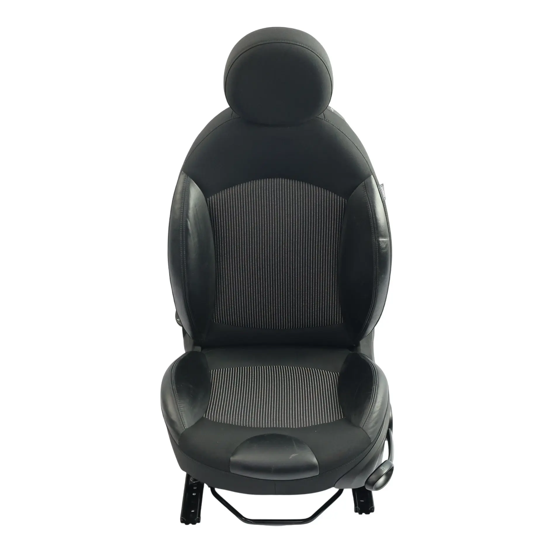 Mini Cooper R55 R56 R57 Sport Half Leather Black Interior Front Left Seat N/S