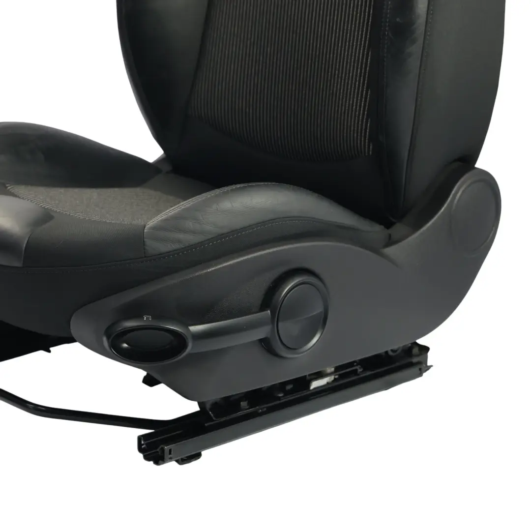 Mini Cooper R55 R56 R57 Sport Half Leather Black Interior Front Left Seat N/S - SKU 2753491-4 - Part number 2753491