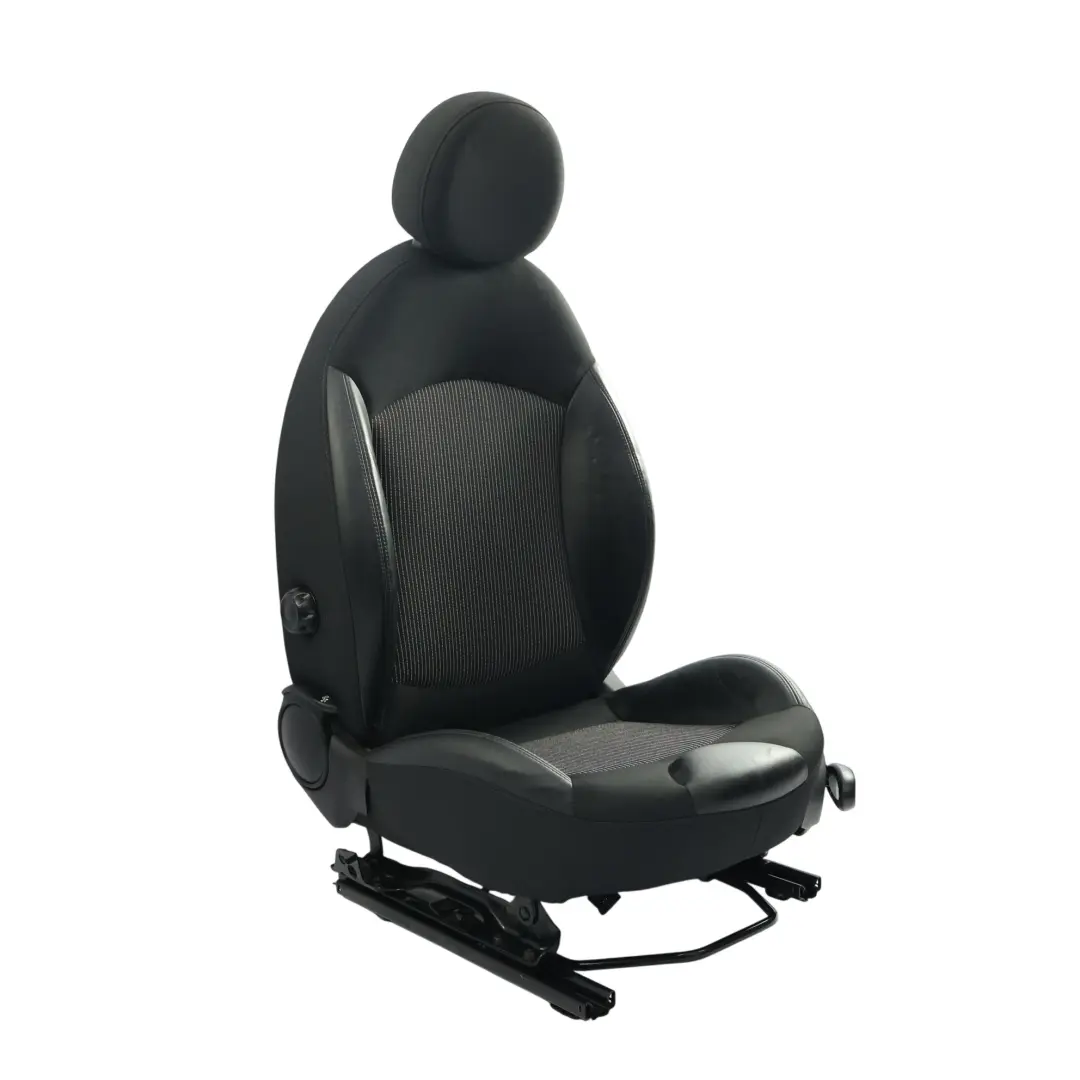 Mini Cooper R55 R56 R57 Sport Half Leather Black Interior Front Left Seat N/S - SKU 2753491-4 - Part number 2753491