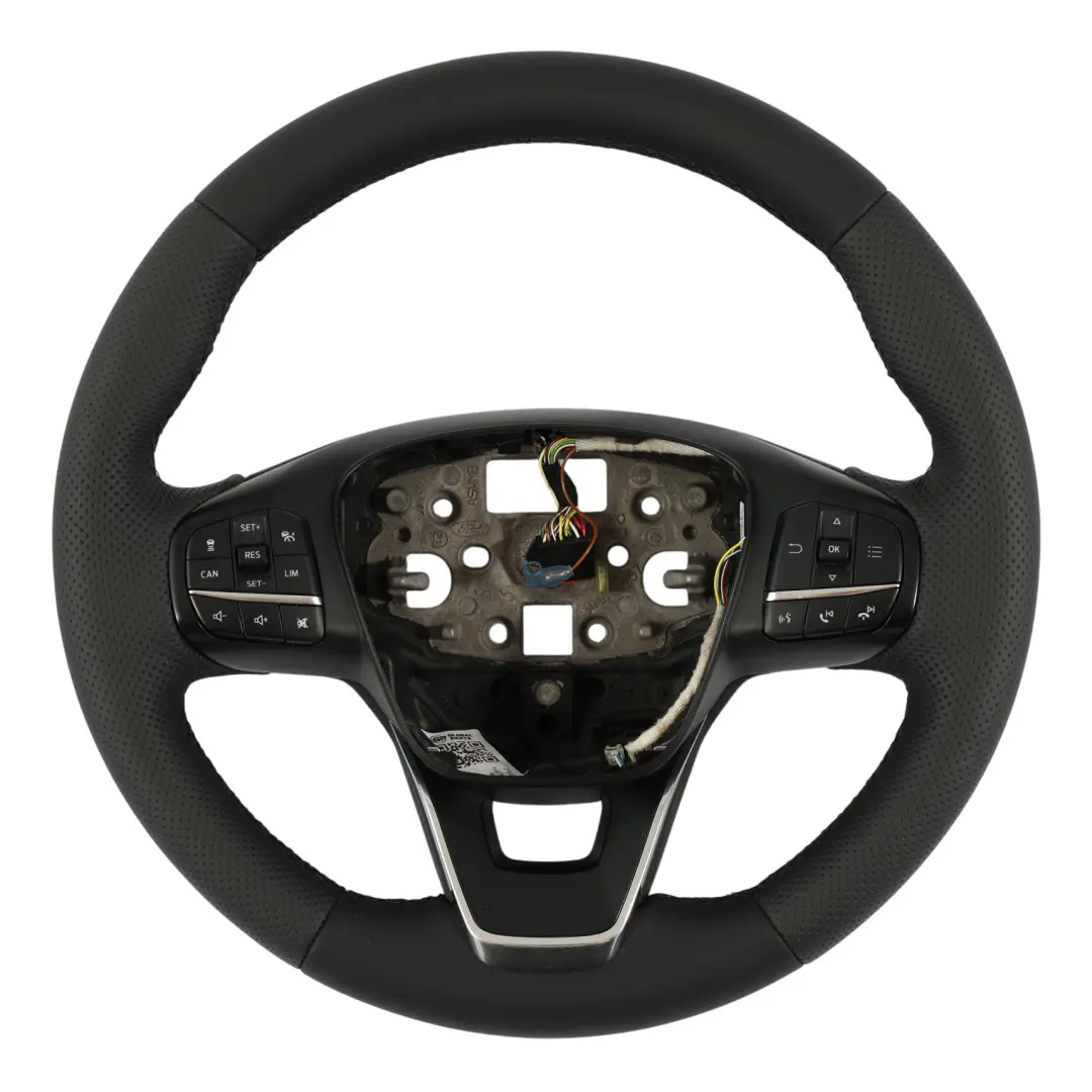 Ford Transit MK8 Steering Wheel NEW Black Leather Multifunction KK31-3600-AF3ZHE - SKU 2758397-1 - Part number 2758397