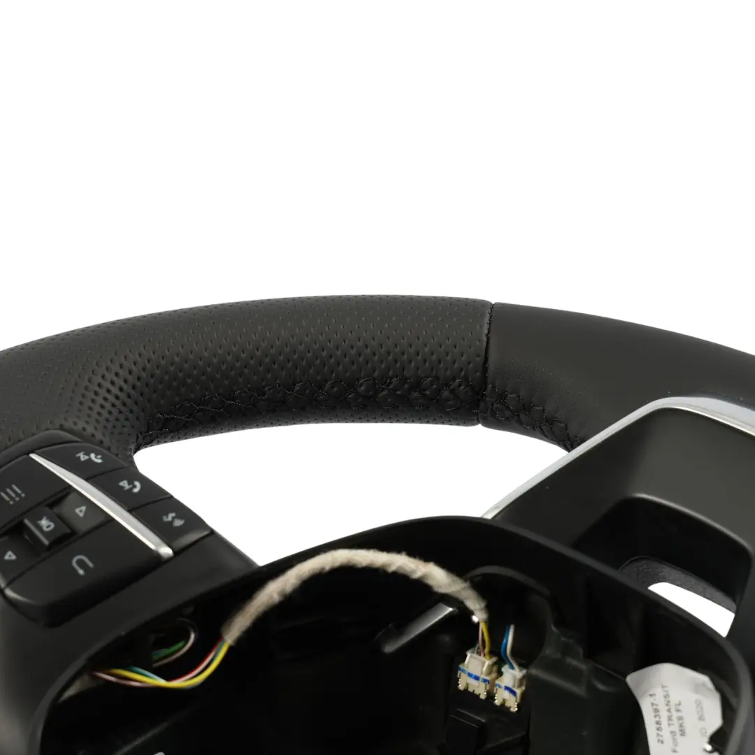 MK8 Steering Wheel NEW Black Leather Multifunction KK31-3600-AF3ZHE to Ford Transit with Part number 2758397 Ford Transit MK8 Steering Wheel NEW Black Leather Multifunction KK31-3600-AF3ZHE - SKU 2758397-1 - Part number 2758397