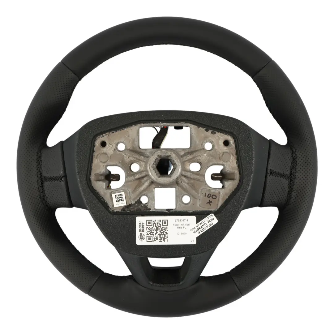 Ford Transit MK8 Steering Wheel NEW Black Leather Multifunction KK31-3600-AF3ZHE - SKU 2758397-1 - Part number 2758397