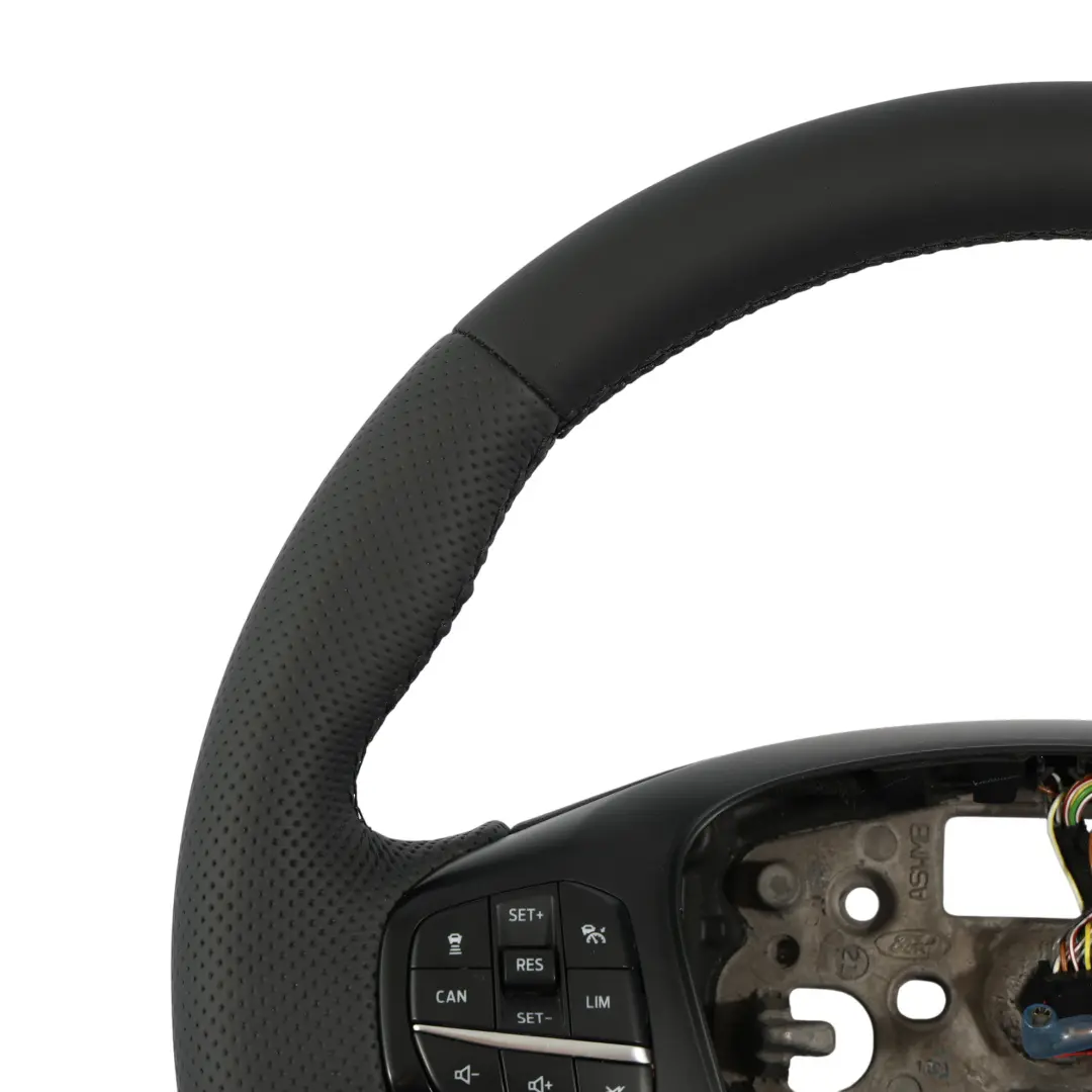 MK8 Volante NUEVO Cuero Negro Multifunción KK31-3600-AF3ZHE para Ford Transit con número de pieza 2758397 Ford Transit MK8 Volante NUEVO Cuero Negro Multifunción KK31-3600-AF3ZHE - SKU 2758397-1 - Número de pieza 2758397