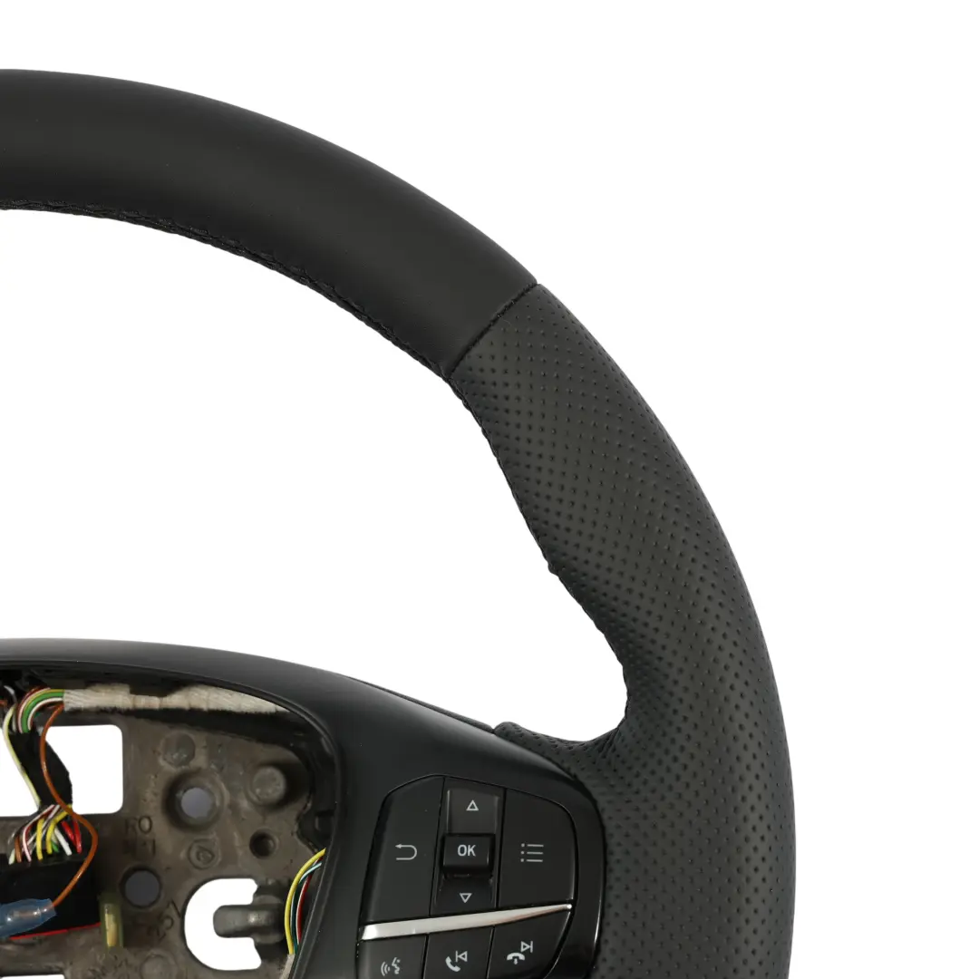 MK8 Steering Wheel NEW Black Leather Multifunction KK31-3600-AF3ZHE to Ford Transit with Part number 2758397 Ford Transit MK8 Steering Wheel NEW Black Leather Multifunction KK31-3600-AF3ZHE - SKU 2758397-1 - Part number 2758397