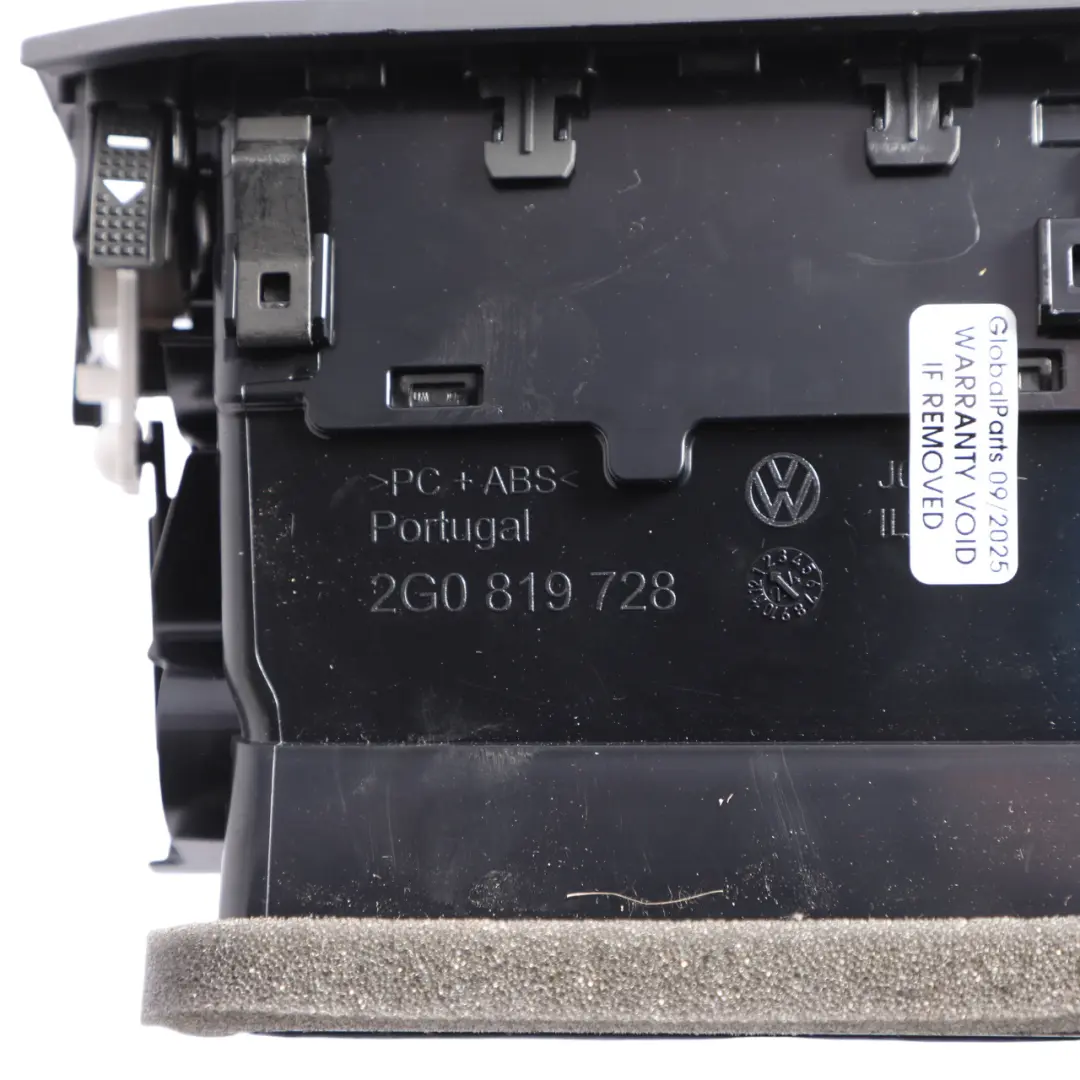 Mk6 Dashboard Centre Middle Air Vent Panel to Volkswagen Polo with Part number 2G0819728G Volkswagen Polo Mk6 Dashboard Centre Middle Air Vent Panel - SKU 2G0819728G - Part number 2G0819728G