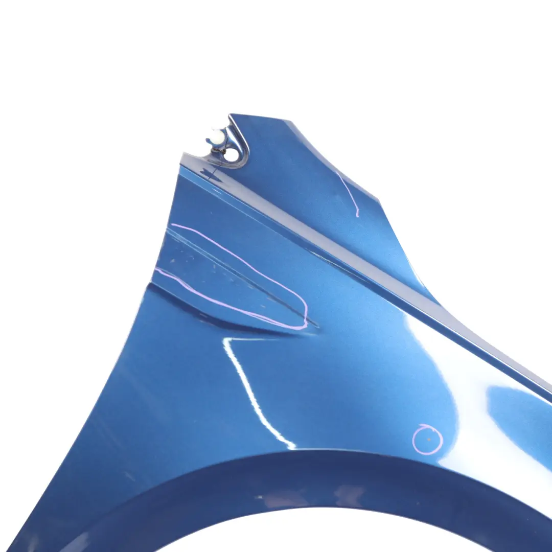 Mk6 AW Fender Wing Front Right O/S Reef Blue Metallic - B5K to Volkswagen Polo with Part number 2G0821106 Volkswagen Polo Mk6 AW Fender Wing Front Right O/S Reef Blue Metallic - B5K - SKU 2G0821106-REB - Part number 2G0821106