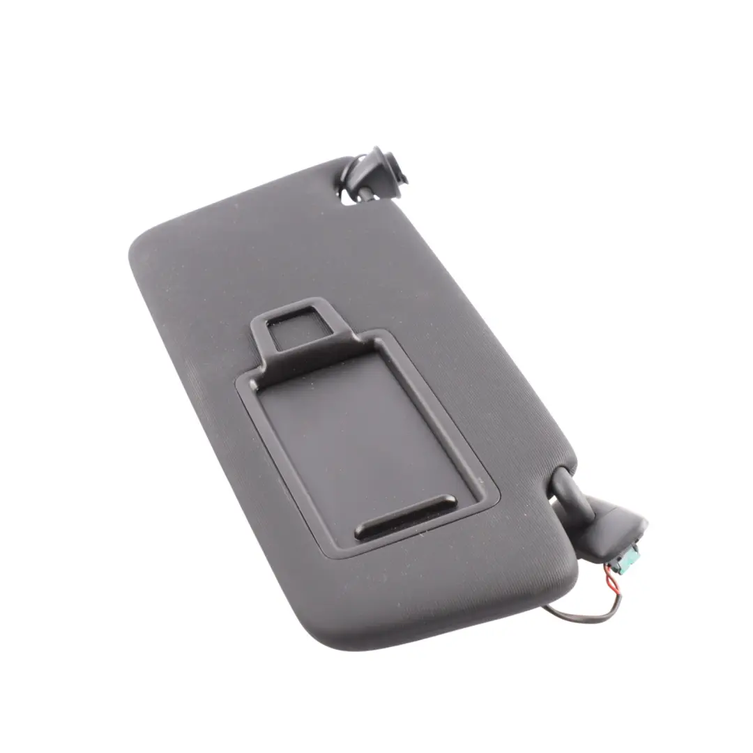 Volkswagen Polo Mk6 Sun Visor Front Right O/S Black Iluminated Mirror - SKU RHD-2G0857552F - Part number 2G0857552F