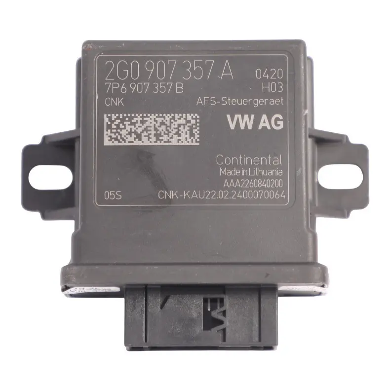 VW Polo Mk6 AW Headlight Head Lamp Range Control Unit Module ECU 2G0907357A