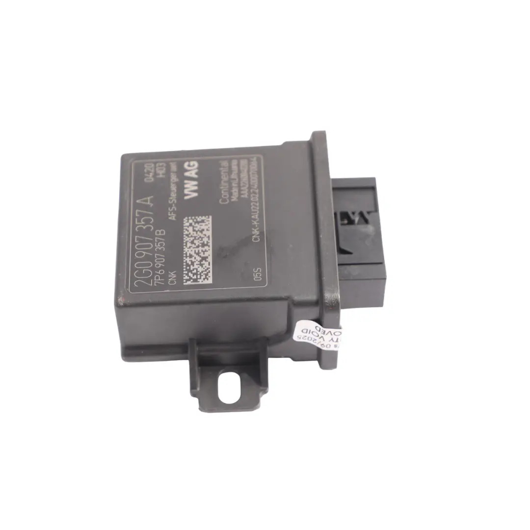 Mk6 AW Faro Lampada Di Gamma Modulo Di Controllo ECU per VW Polo con numero di parte 2G0907357A VW Polo Mk6 AW Faro Lampada Di Gamma Modulo Di Controllo ECU - SKU 2G0907357A - Numero di parte 2G0907357A