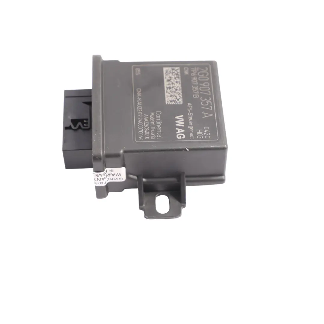 VW Polo Mk6 AW Headlight Head Lamp Range Control Unit Module ECU - SKU 2G0907357A - Part number 2G0907357A