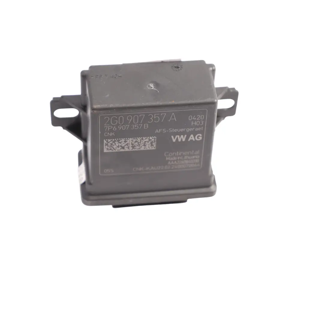VW Polo Mk6 AW Headlight Head Lamp Range Control Unit Module ECU - SKU 2G0907357A - Part number 2G0907357A
