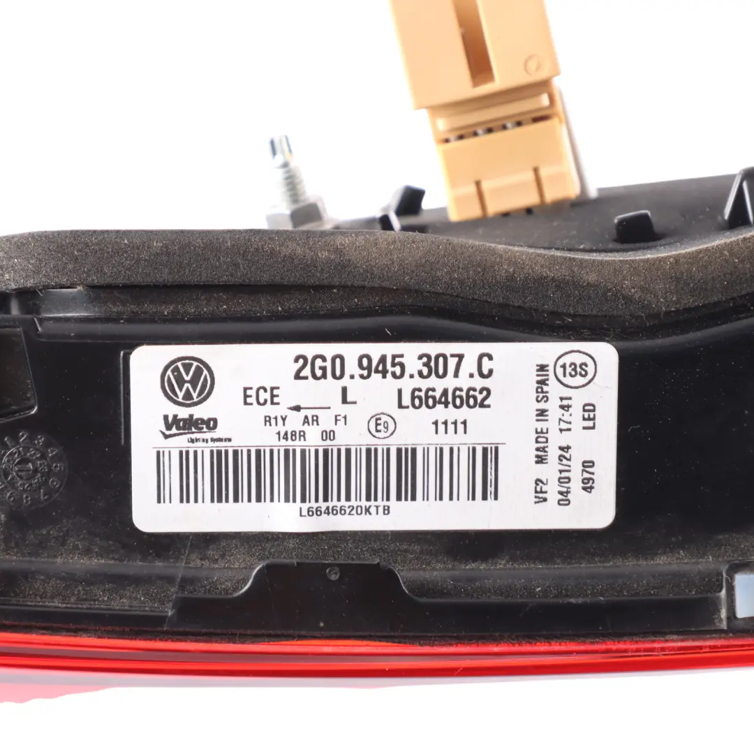 Mk6 Rear Tail Light LED Boot Lamp Inner Left N/S to VW Volkswagen Polo with Part number 2G0945307C VW Volkswagen Polo Mk6 Rear Tail Light LED Boot Lamp Inner Left N/S - SKU 2G0945307C - Part number 2G0945307C
