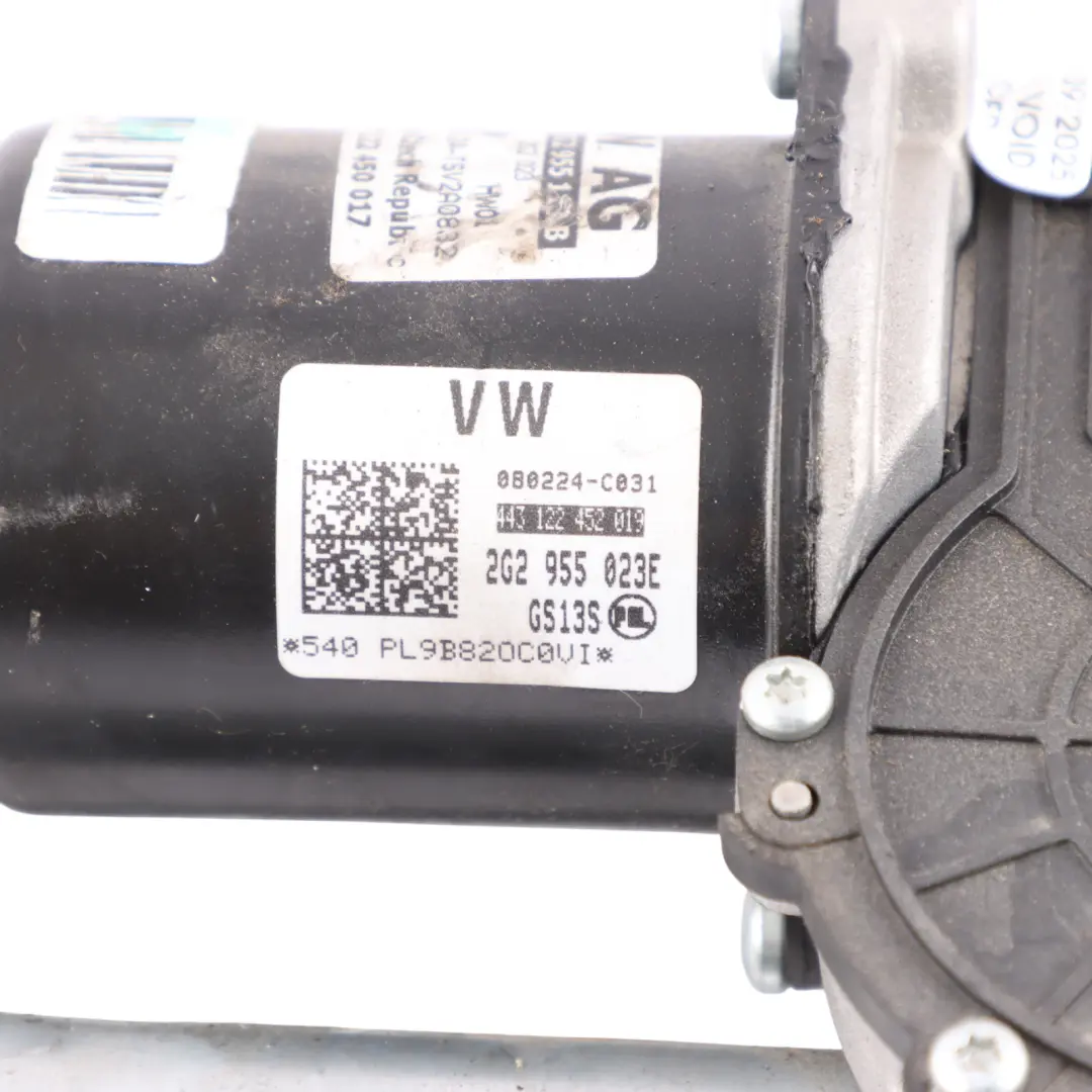 Volkswagen Polo Mk6 AW Windscreen Wiper Motor With Linkage 2G2955113B - SKU 2G2955023E - Part number 2G2955023E