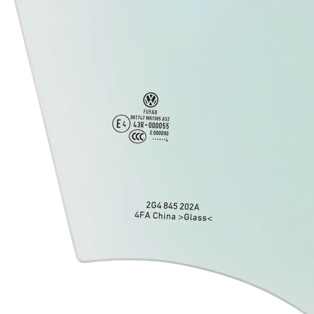 Mk6 AW Door Window Glass AS2 Front Right O/S to Volkswagen Polo with Part number 2G4845202A Volkswagen Polo Mk6 AW Door Window Glass AS2 Front Right O/S - SKU 2G4845202A - Part number 2G4845202A