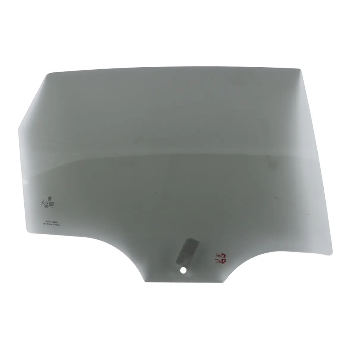 Volkswagen Polo Mk6 AW Door Window Glass Rear Right O/S AS2 Tinted 2G4845206B