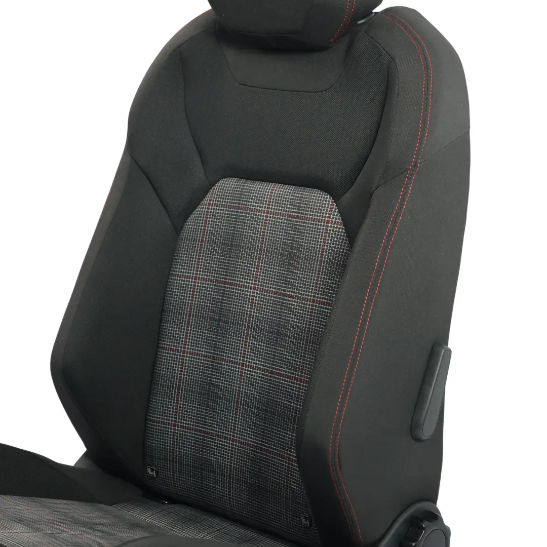 AW GTI 5D Vordersitz Beheizter Stoff Schwarz Rot Links für VW Volkswagen Polo VI mit Teilenummer 2G4881805HP VW Volkswagen Polo VI AW GTI 5D Vordersitz Beheizter Stoff Schwarz Rot Links - SKU 2G4881805HP-1 - Teilenummer 2G4881805HP