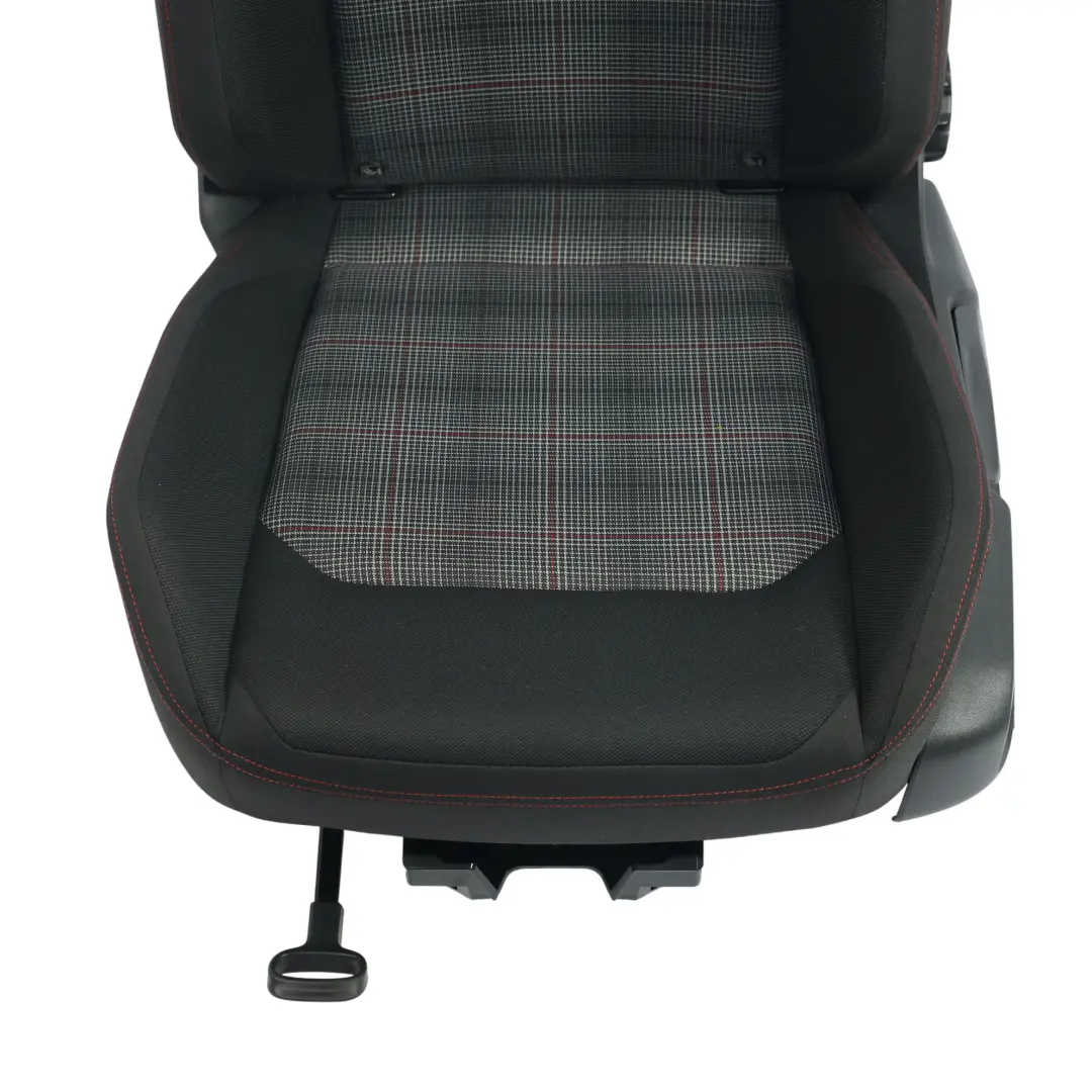 VW Volkswagen Polo VI AW GTI 5D Front Seat Heated Cloth Soul Black Red Left N/S - SKU 2G4881805HP-1 - Part number 2G4881805HP