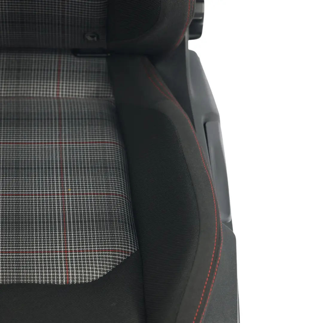 VW Volkswagen Polo VI AW GTI 5D Front Seat Heated Cloth Soul Black Red Left N/S - SKU 2G4881805HP-1 - Part number 2G4881805HP