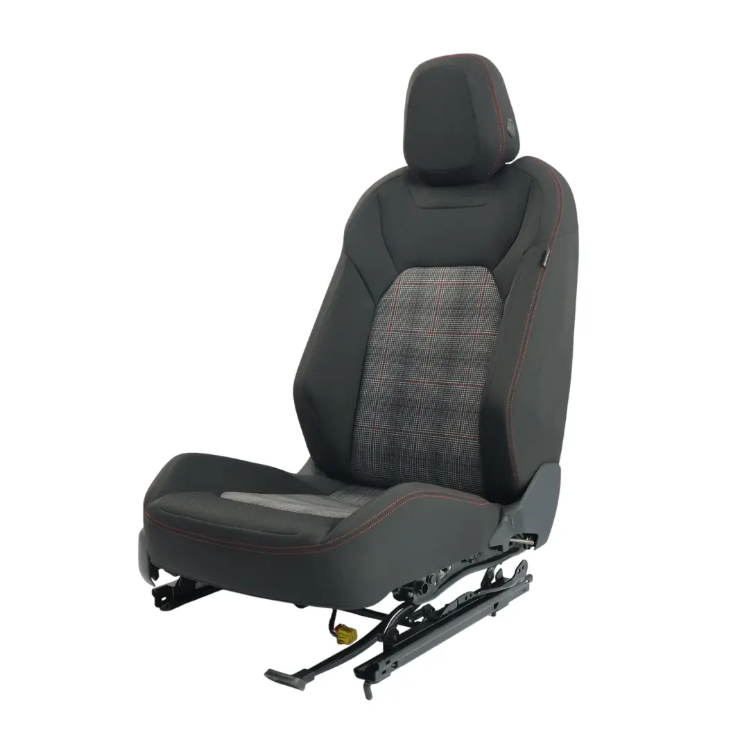 VW Volkswagen Polo VI AW GTI 5D Fotel Przedni Grzany Tkanina Czarny Prawy - SKU 2G4881806HL-1 - Numer Części 2G4881806HL
