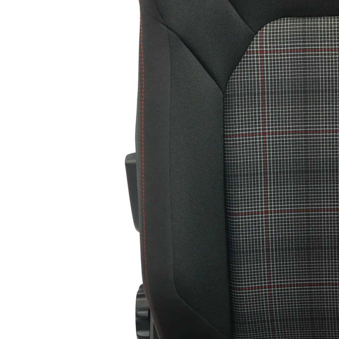 VW Volkswagen Polo VI GTI AW 5D Front Seat Heated Cloth Soul Black Red Right O/S - SKU 2G4881806HL-1 - Part number 2G4881806HL