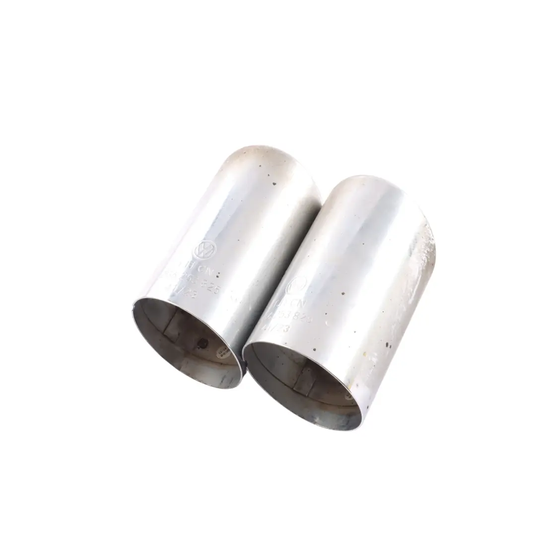 Mk6 AW Rear Exhaust Pipe Tip Trim Set to Volkswagen VW Polo GTI with Part number 2G6253825 Volkswagen VW Polo GTI Mk6 AW Rear Exhaust Pipe Tip Trim Set - SKU 2G6253825 - Part number 2G6253825
