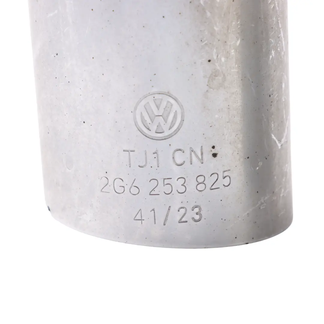 Mk6 AW Rear Exhaust Pipe Tip Trim Set to Volkswagen VW Polo GTI with Part number 2G6253825 Volkswagen VW Polo GTI Mk6 AW Rear Exhaust Pipe Tip Trim Set - SKU 2G6253825 - Part number 2G6253825