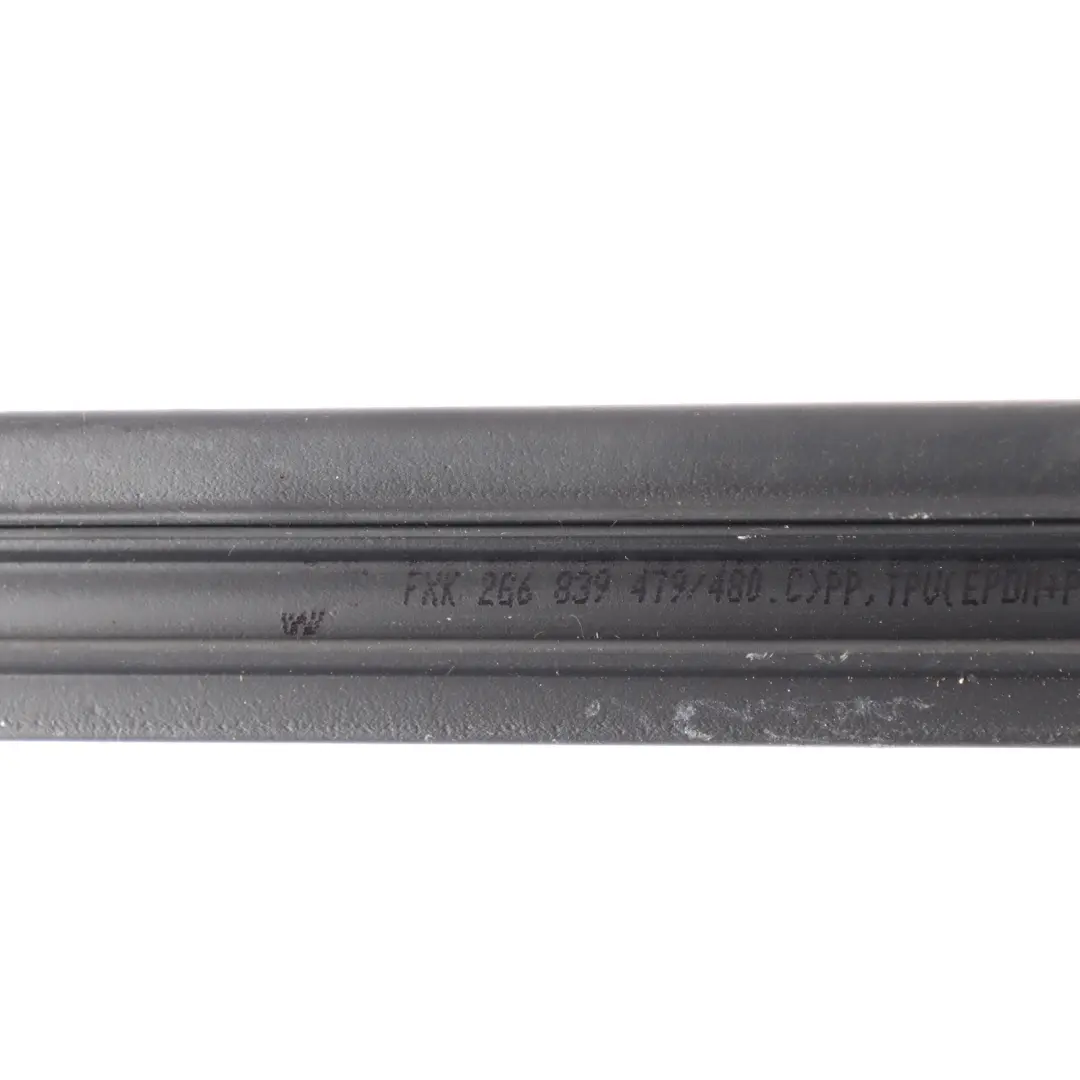 Mk6 AW 5Dr Door Window Rubber Seal Rear Left N/S to Volkswagen Polo with Part number 2G6839479C Volkswagen Polo Mk6 AW 5Dr Door Window Rubber Seal Rear Left N/S - SKU 2G6839479C - Part number 2G6839479C