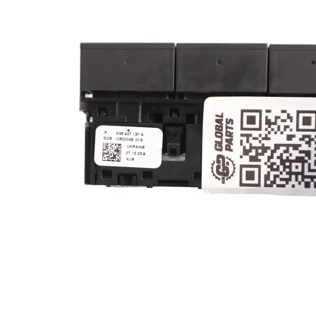 Volkswagen Polo Mk6 Switch Panel PDC Parking Traction Button - SKU 2G6927137A - Part number 2G6927137A