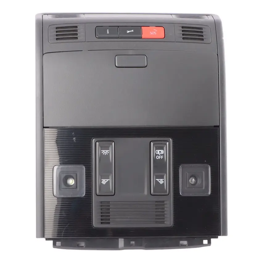 Mk6 Front Interior Headliner Light Lamp Black 5G0867489A to Volkswagen Polo VI with Part number 2GA947105AD Volkswagen Polo VI Mk6 Front Interior Headliner Light Lamp Black 5G0867489A - SKU 2GA947105AD - Part number 2GA947105AD