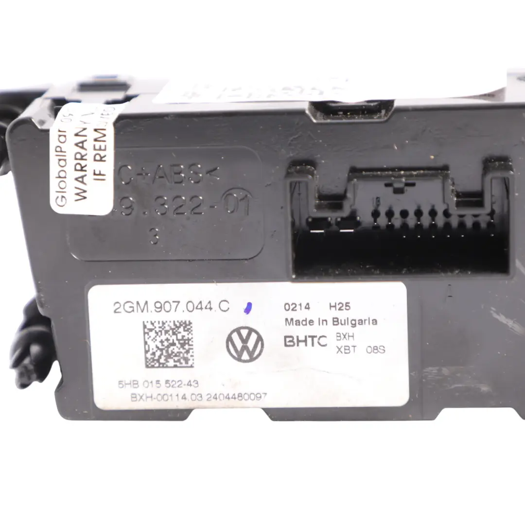 Mk6 AW Heater Panel A/C Control Unit Heated Seat to Volkswagen Polo with Part number 2GM907044C Volkswagen Polo Mk6 AW Heater Panel A/C Control Unit Heated Seat - SKU 2GM907044C - Part number 2GM907044C