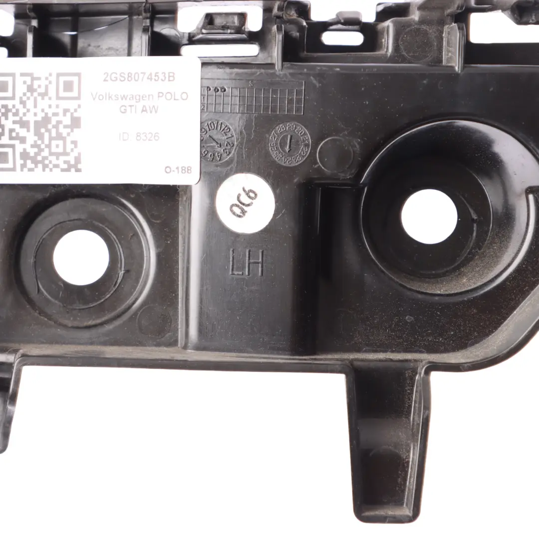 Mk6 AW Rear Bumper Mount Support Bracket Right O/S to VW Volkswagen Polo with Part number 2GS807453B VW Volkswagen Polo Mk6 AW Rear Bumper Mount Support Bracket Right O/S - SKU 2GS807453B - Part number 2GS807453B