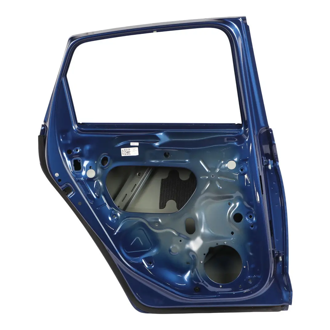 Volkswagen VW Polo AW Door Rear Left N/S Reef Blue Metallic - B5K - SKU 2GS833055M-REB - Part number 2GS833055M