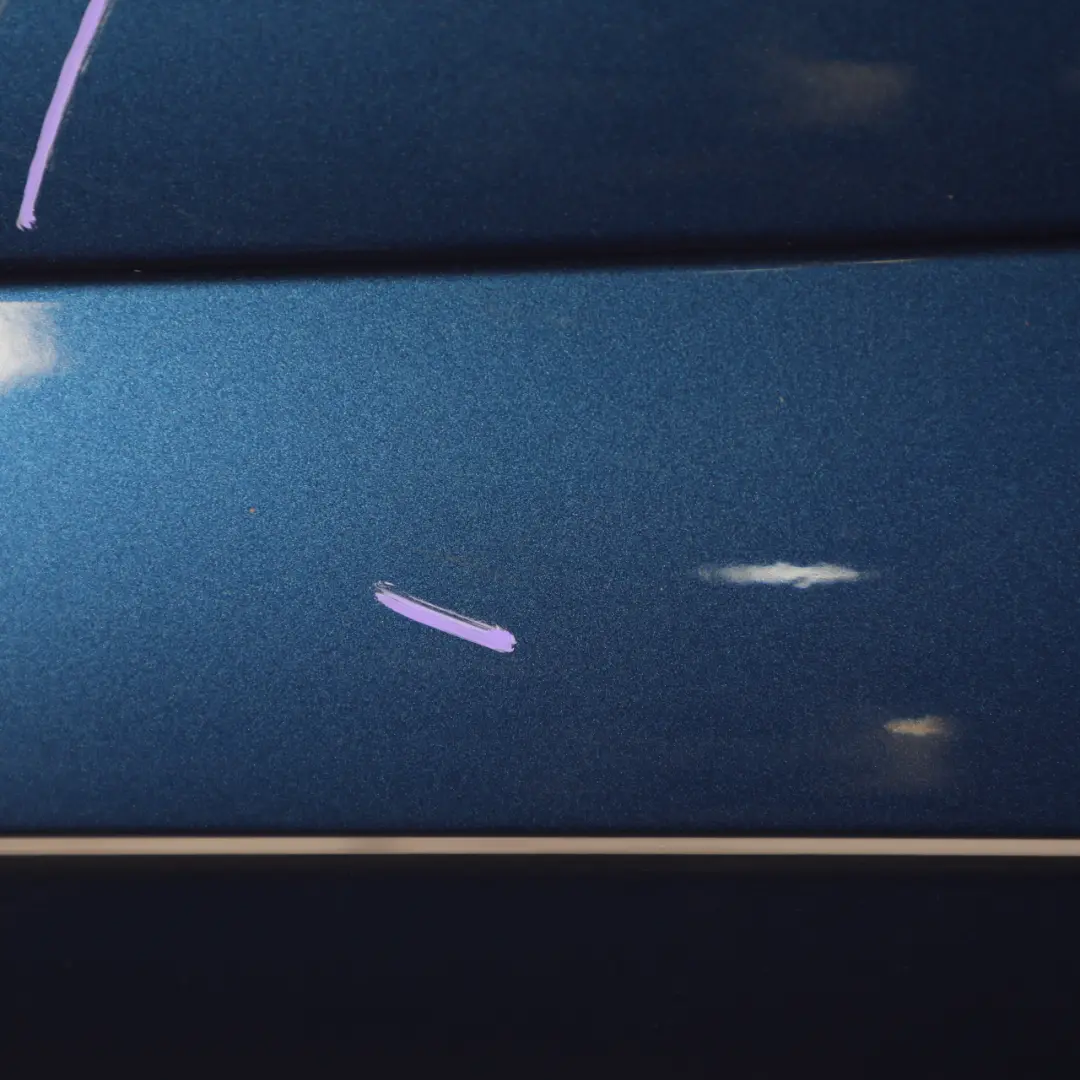 Volkswagen VW Polo AW Door Rear Left N/S Reef Blue Metallic - B5K - SKU 2GS833055M-REB - Part number 2GS833055M