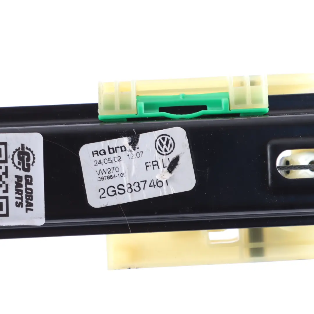 Mk6 Door Window Lifter Mechanism Front Left N/S to Volkswagen Polo with Part number 2GS837461 Volkswagen Polo Mk6 Door Window Lifter Mechanism Front Left N/S - SKU 2GS837461 - Part number 2GS837461