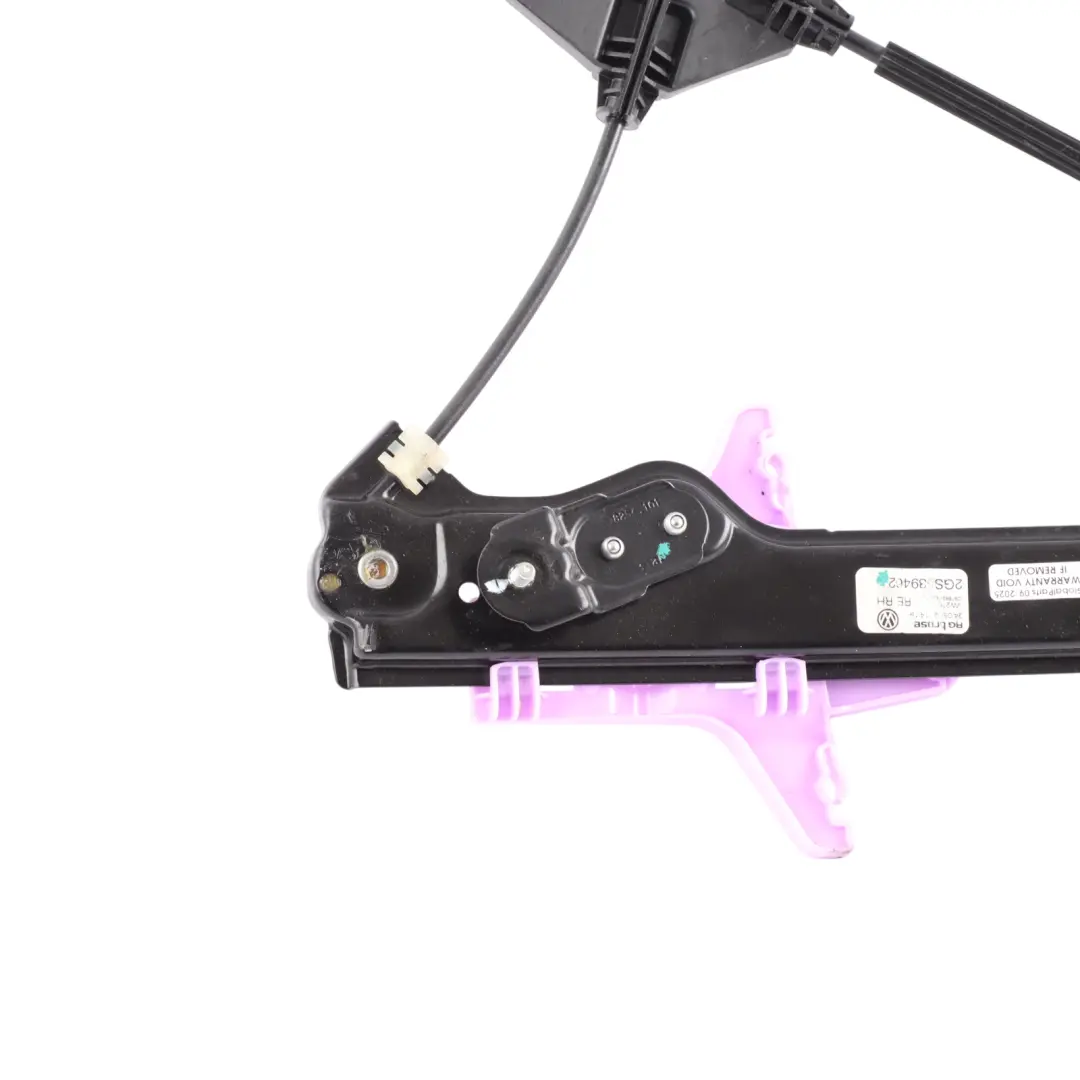 Volkswagen Polo Mk6 5Dr Door Window Regulator Mechanism Rear Right O/S - SKU 2GS839462 - Part number 2GS839462