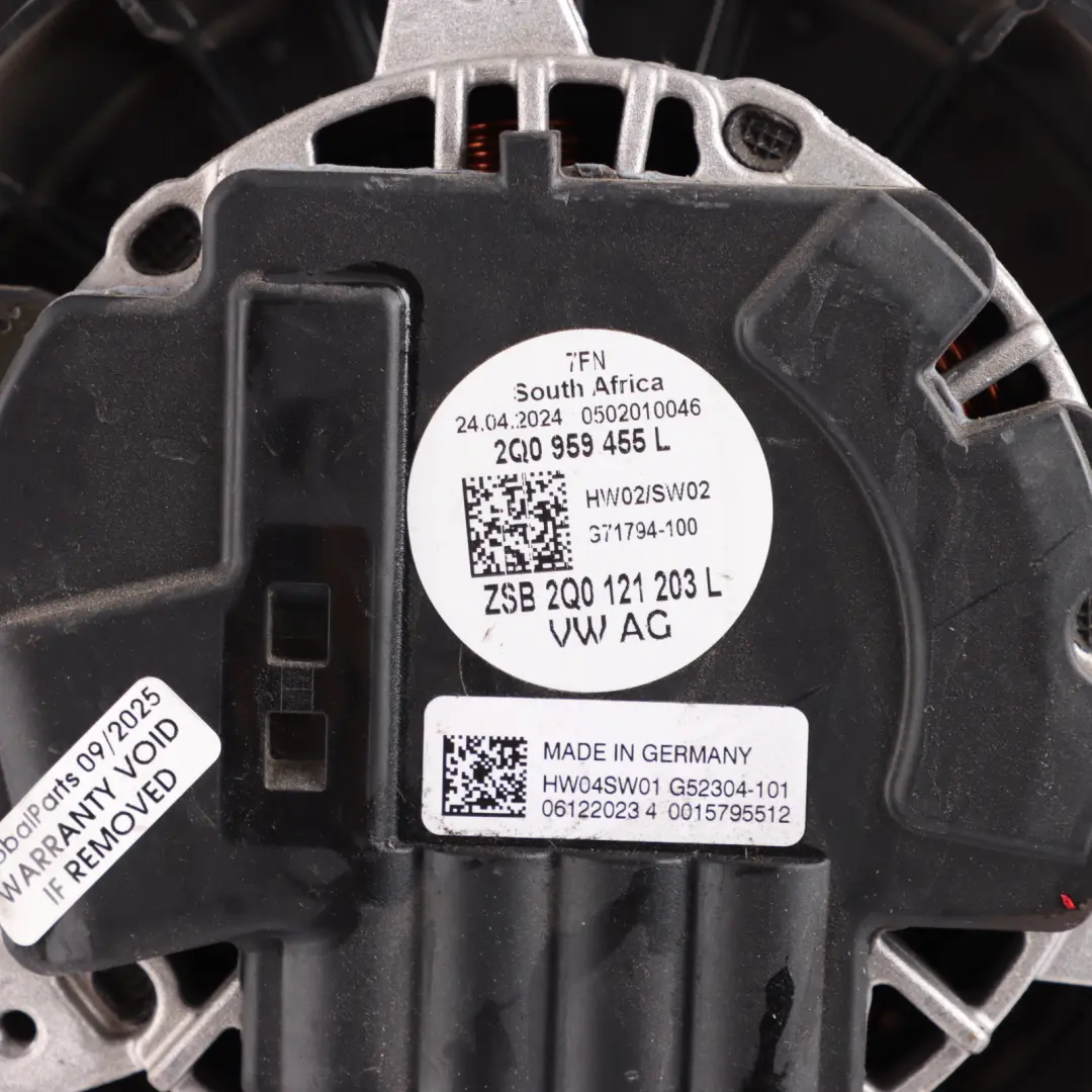 Volkswagen Polo Mk6 Engine Coolant Radiator Fan Blade 2Q0959455L - SKU 2Q0121203L - Part number 2Q0121203L