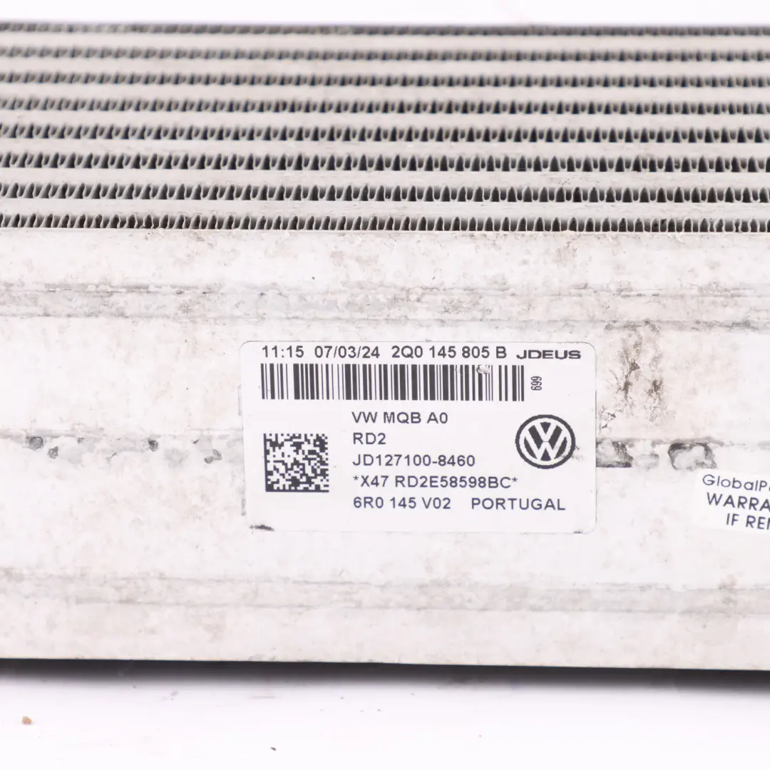 Volkswagen Polo Mk6 GTI 2.0 TFSI DNND Engine Intercooler Radiator - SKU 2Q0145805B - Part number 2Q0145805B