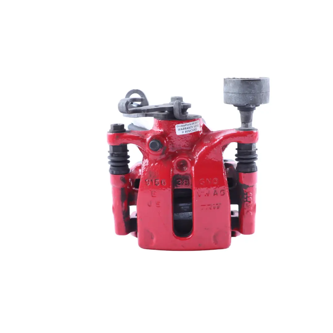 Mk6 Brake Caliper Braking Unit Housing Rear Left N/S Red 2Q0615424B to VW Polo with Part number 2Q0615423B VW Polo Mk6 Brake Caliper Braking Unit Housing Rear Left N/S Red 2Q0615424B - SKU 2Q0615423B - Part number 2Q0615423B