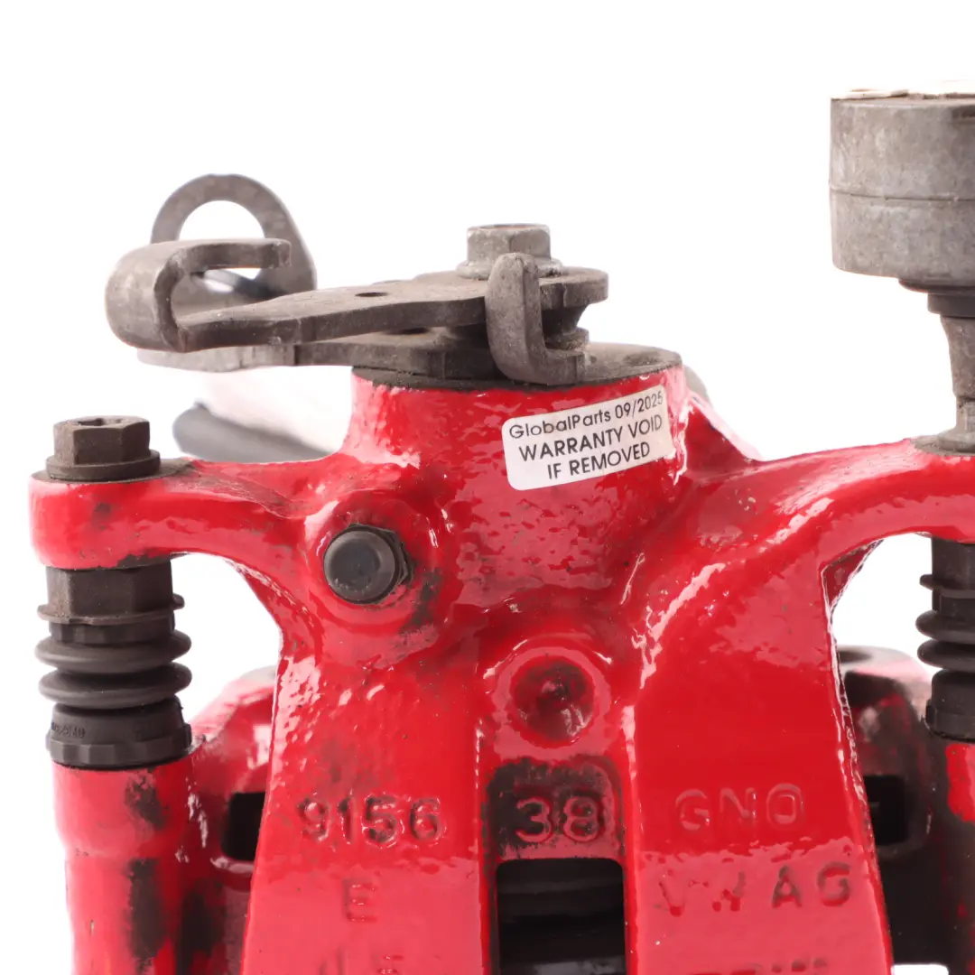 Mk6 Brake Caliper Braking Unit Housing Rear Left N/S Red 2Q0615424B to VW Polo with Part number 2Q0615423B VW Polo Mk6 Brake Caliper Braking Unit Housing Rear Left N/S Red 2Q0615424B - SKU 2Q0615423B - Part number 2Q0615423B