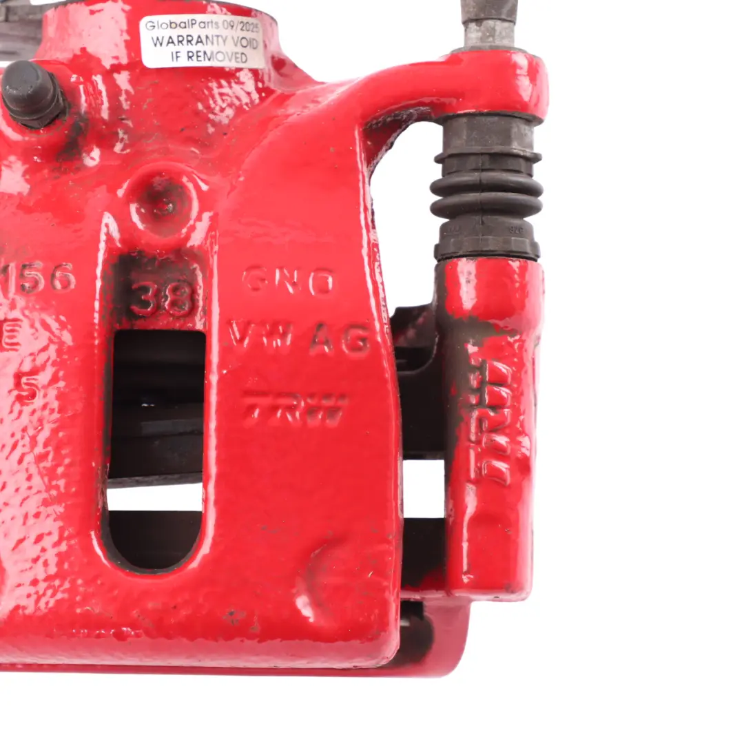 Mk6 Brake Caliper Braking Unit Housing Rear Left N/S Red 2Q0615424B to VW Polo with Part number 2Q0615423B VW Polo Mk6 Brake Caliper Braking Unit Housing Rear Left N/S Red 2Q0615424B - SKU 2Q0615423B - Part number 2Q0615423B