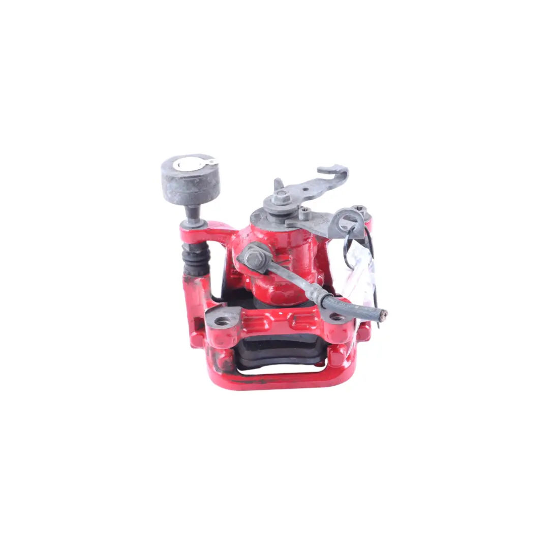 Mk6 Brake Caliper Braking Unit Housing Rear Left N/S Red 2Q0615424B to VW Polo with Part number 2Q0615423B VW Polo Mk6 Brake Caliper Braking Unit Housing Rear Left N/S Red 2Q0615424B - SKU 2Q0615423B - Part number 2Q0615423B