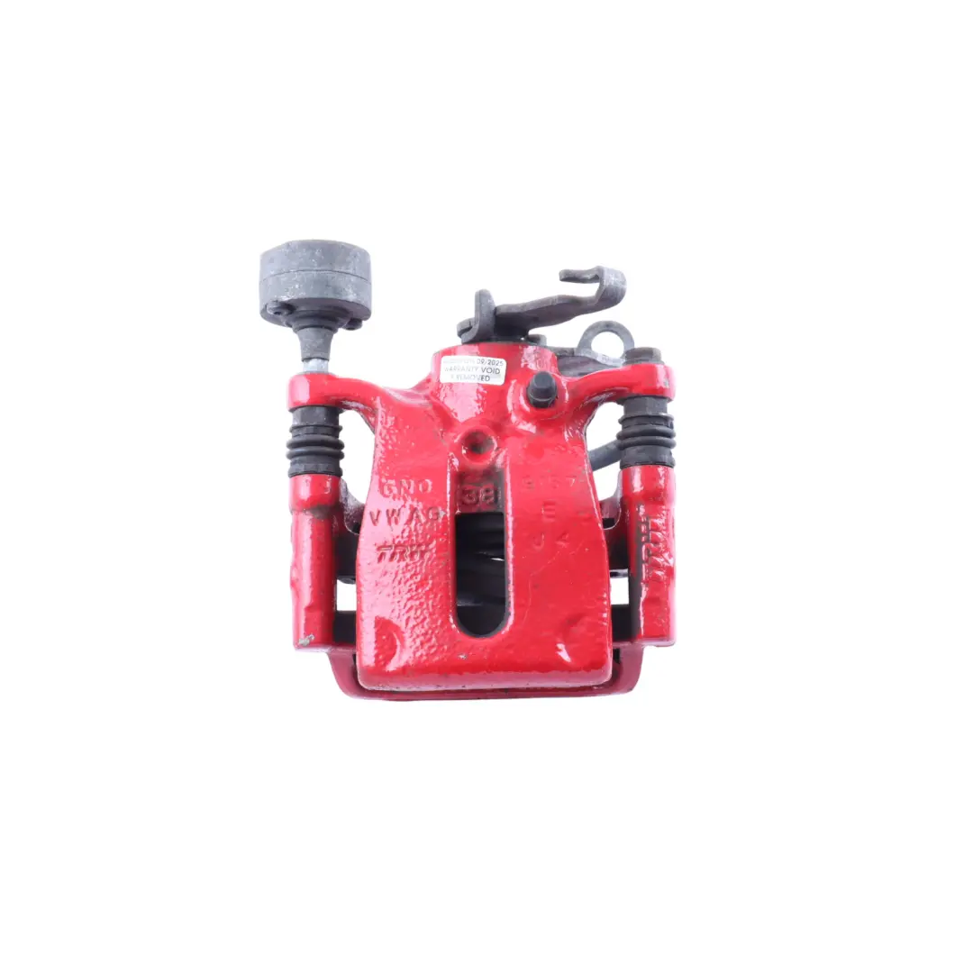 VW Polo Mk6 Brake Caliper Braking Unit Housing Rear Right O/S Red - SKU 2Q0615424B - Part number 2Q0615424B