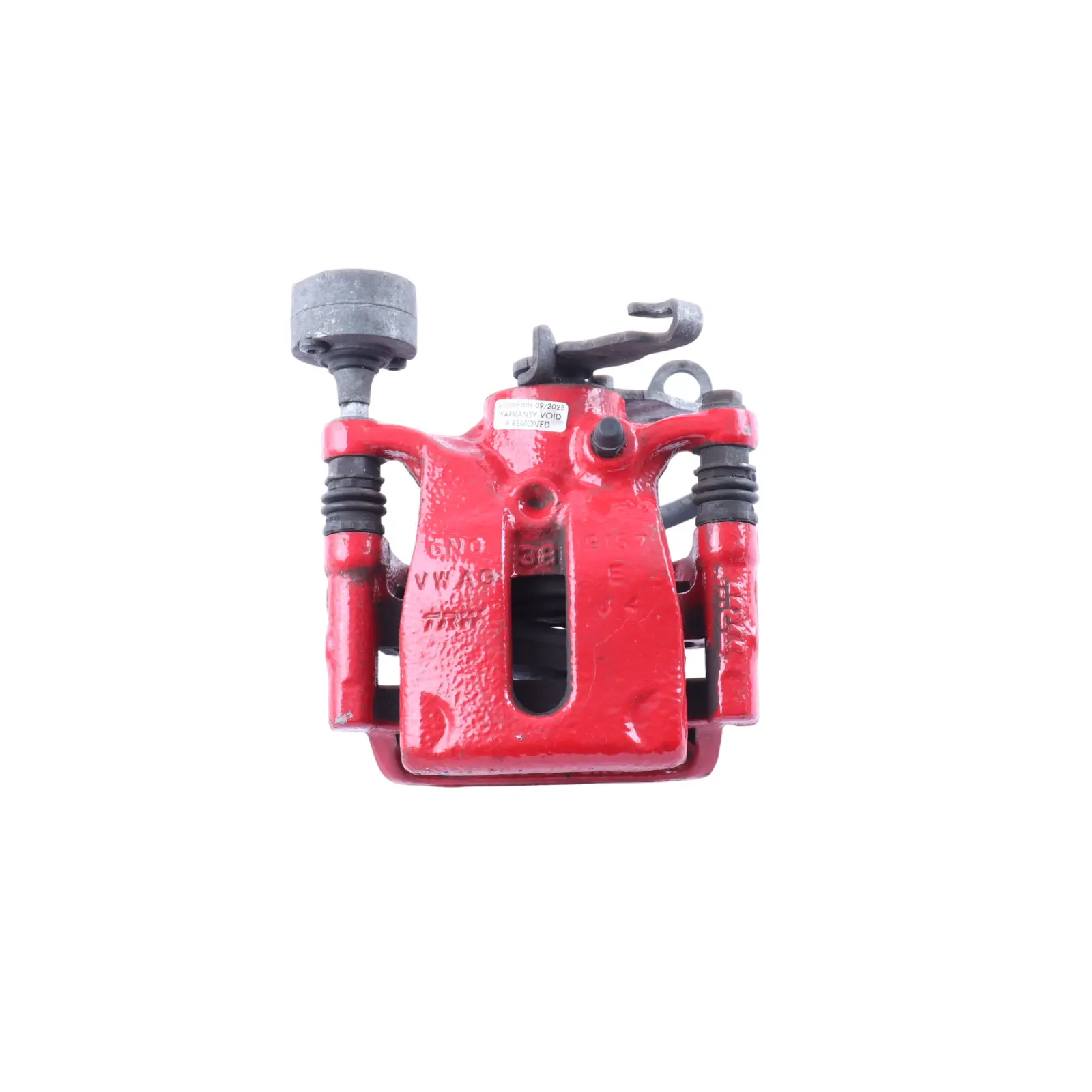 VW Polo Mk6 Brake Caliper Braking Unit Housing Rear Right O/S Red 2Q0615424B